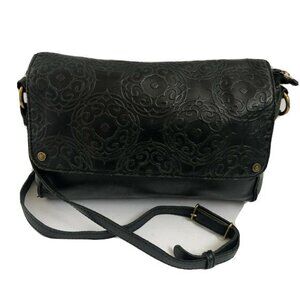 The Sak Crossbody Black Leather Purse Shoulderbag handbag